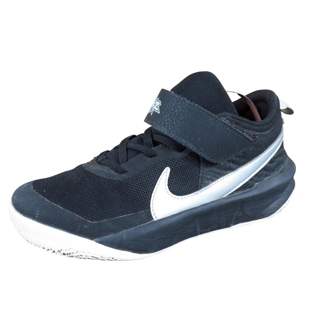 Nike Team Hustle D‎ 10 Youth Basketball Shoes Black Silver CV6736-004 Mens 3Y